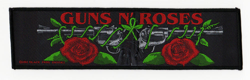   GUNS N ROSESLOGO/ROSES 20cm5cm ɽѥå åڥåڥ