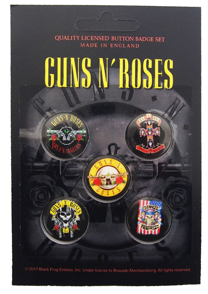   GUNS N ROSESBULETT LOGO BADGE SET̥Хåå(5)