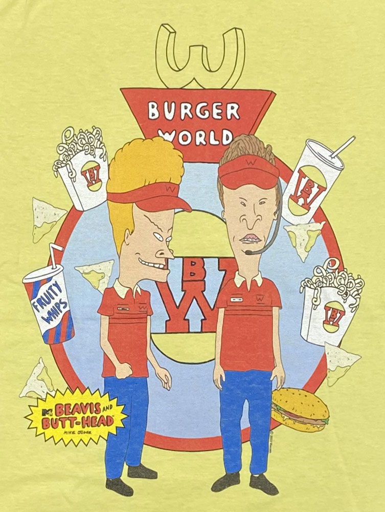 BEAVIS AND BUTTHEADӡХɡХåȥإåɡ BURGER WORLDTġ ǲT ˥T