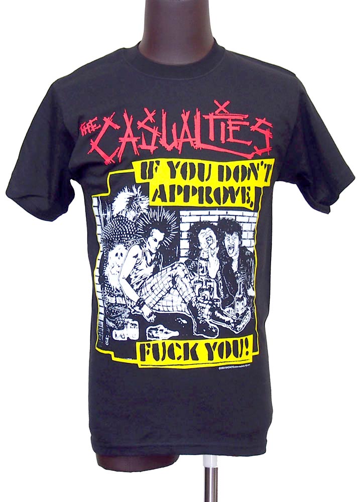 カジュアリティーズ / CASUALTIES / DON'T APPROVE バンドTシャツ