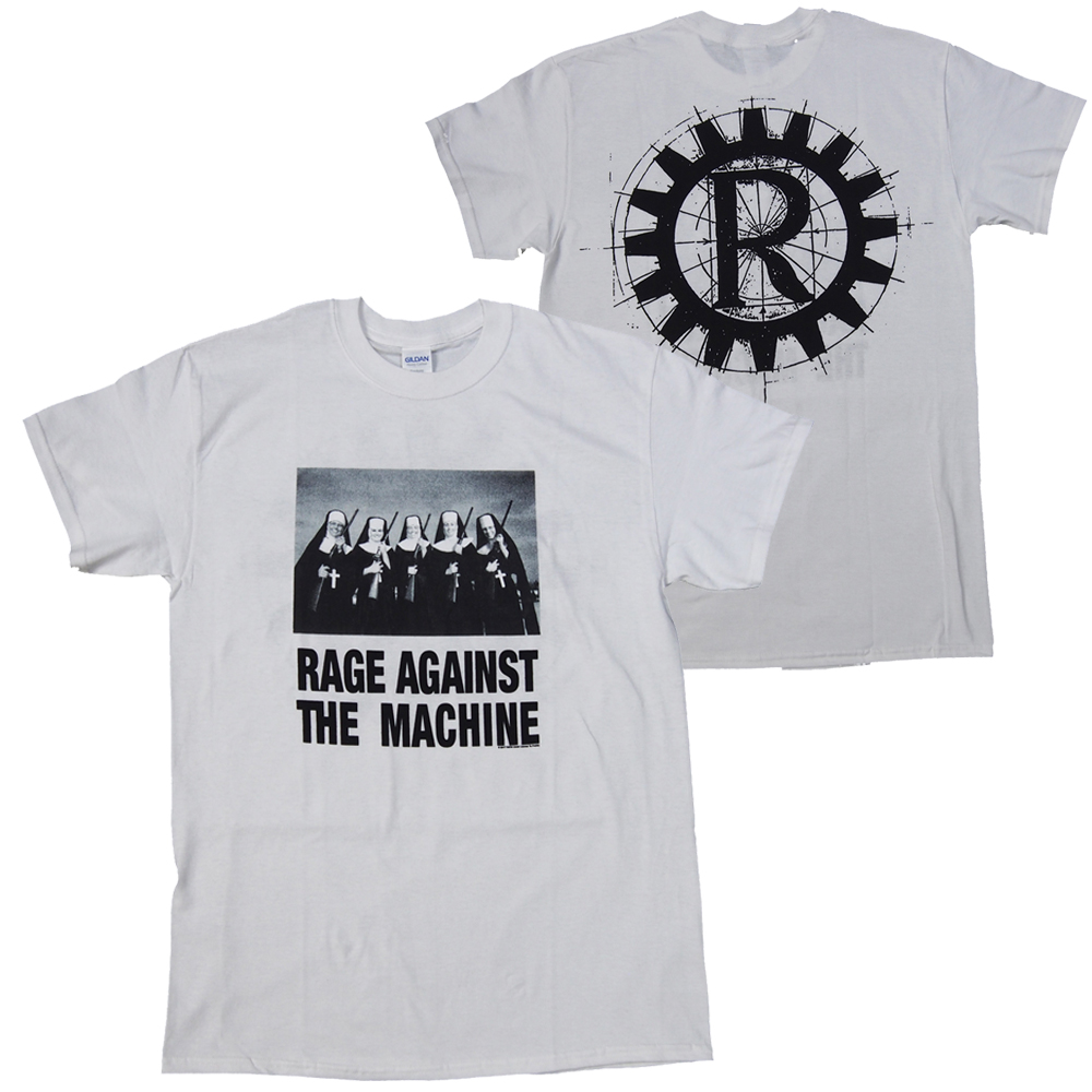 RAGE AGAINST THE MACHINE・レイジ アゲインスト ザ マシーン・NUNS AND GUNS Tシャツ オフィシャル バンド