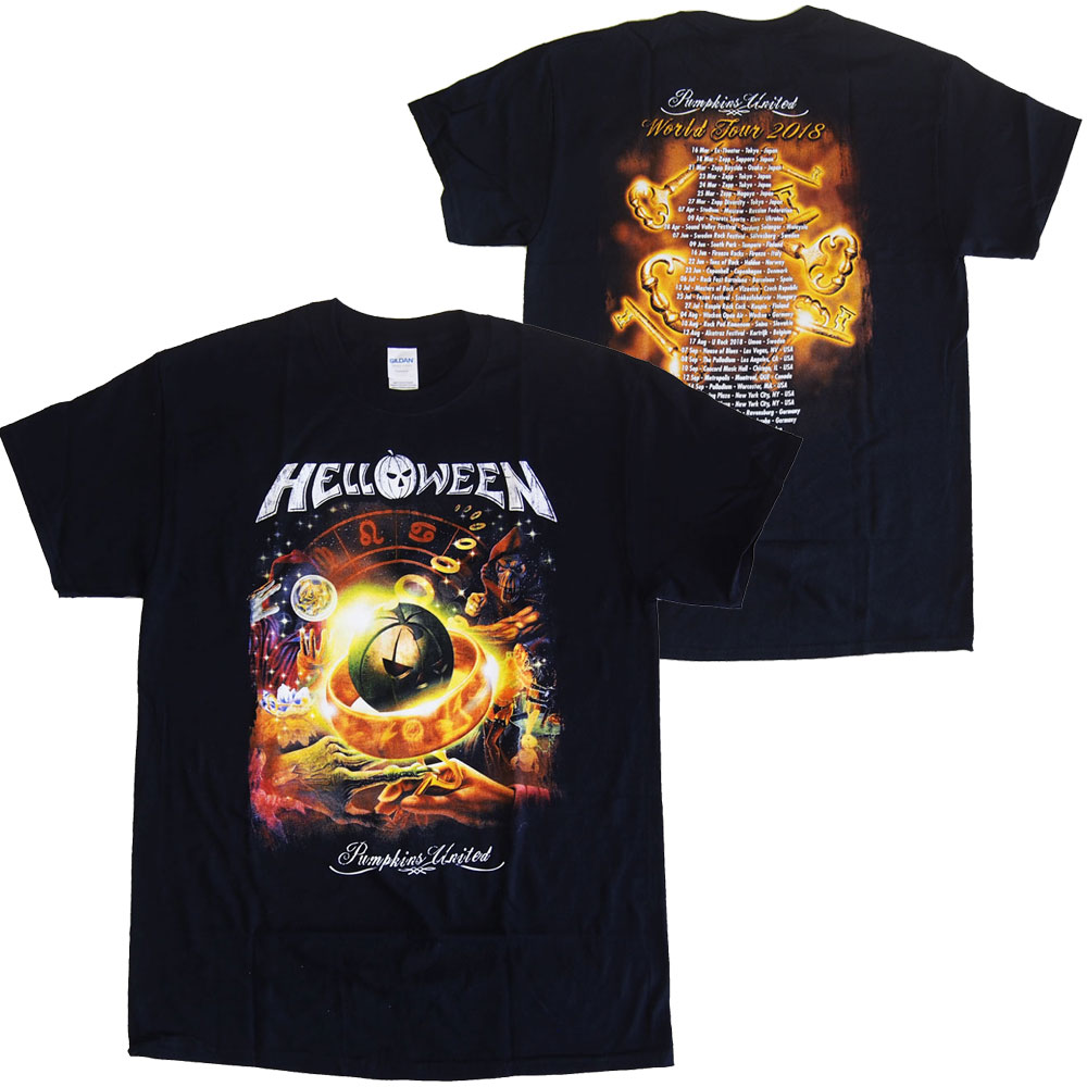 ハロウィン・HELLOWEEN・COLLAGE 2018 TOUR・Tシャツ・ メタルTシャツ