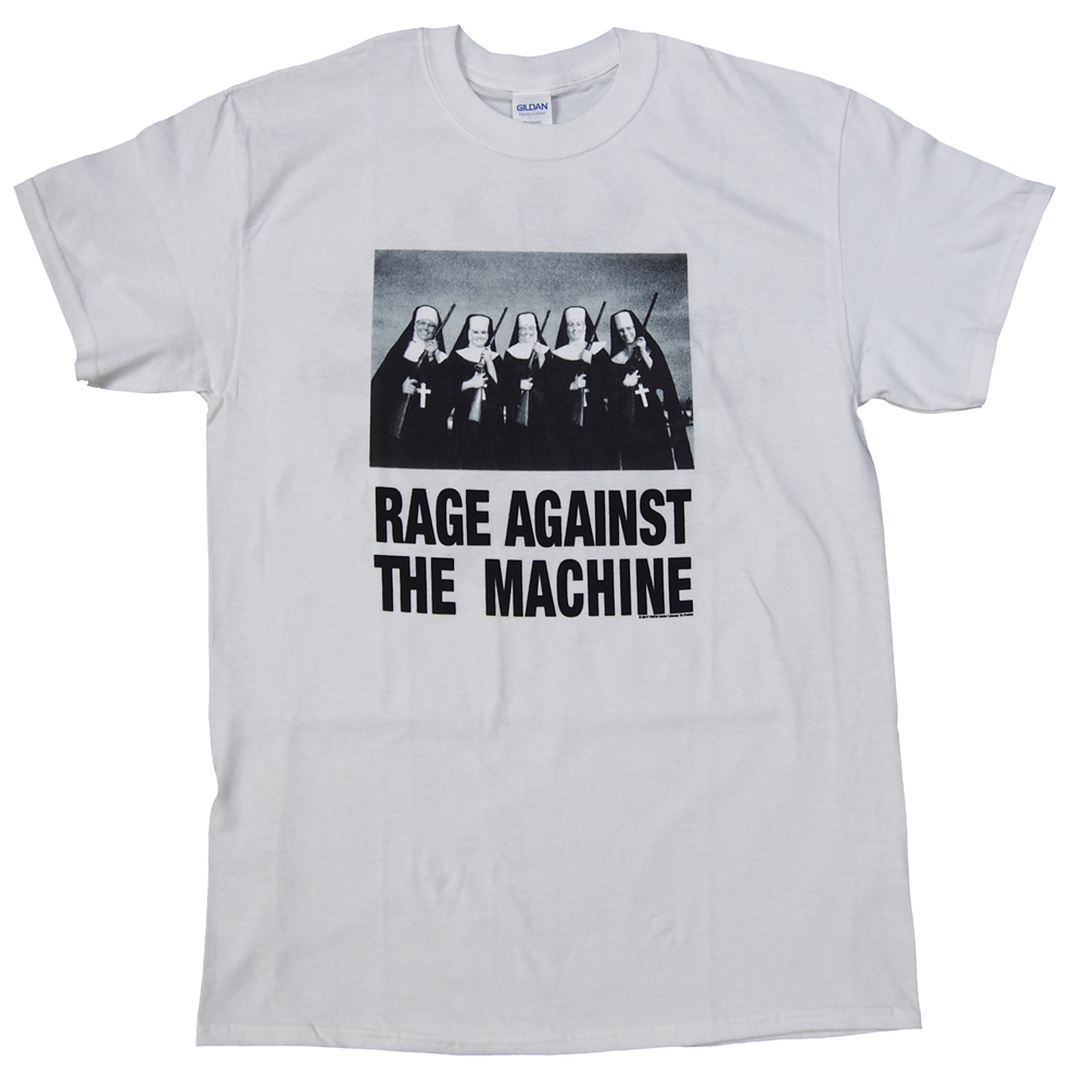 RAGE AGAINST THE MACHINE・レイジ アゲインスト ザ マシーン・NUNS AND GUNS Tシャツ オフィシャル バンド