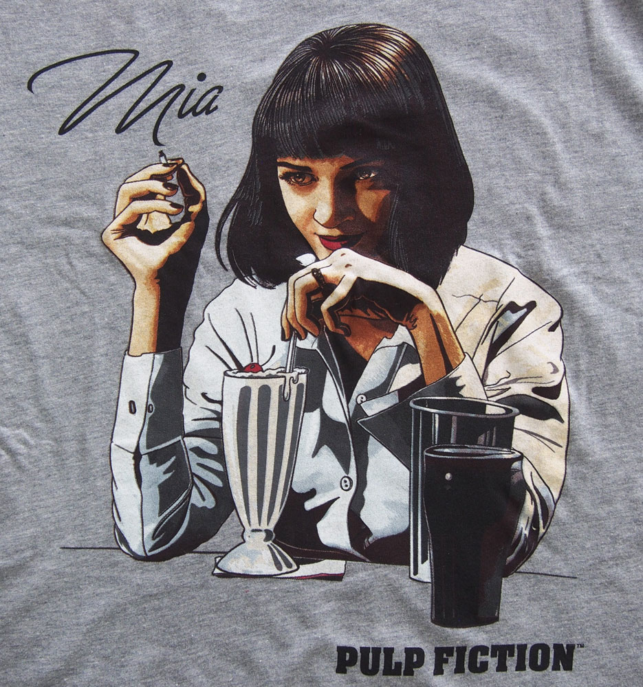 PULP FICTION・ パルプフィクション・MIA REVISED Tシャツ
