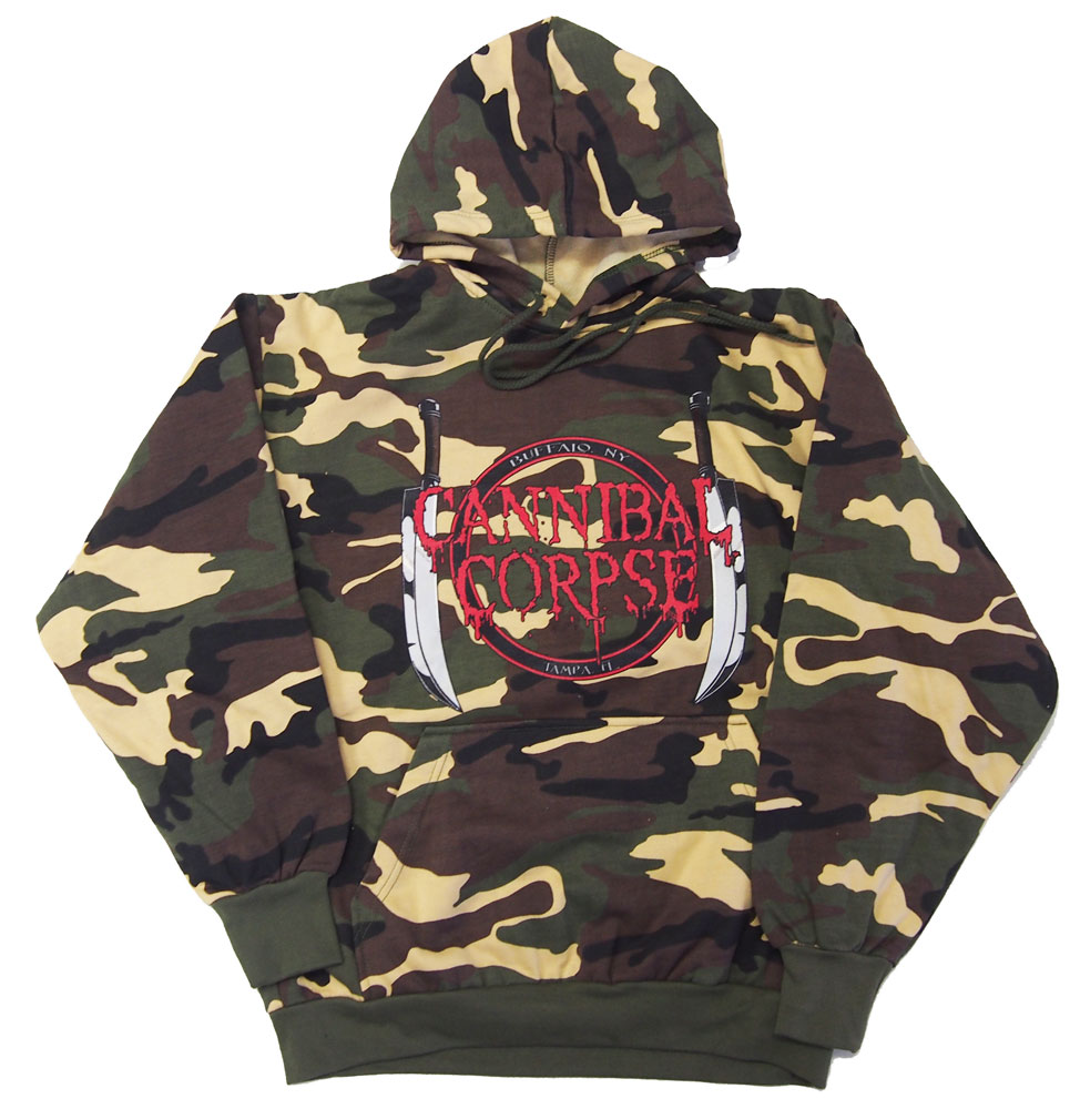 cannibal corpse camo hoodie