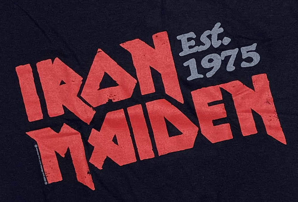  ᥤǥIRON MAIDENEAST.1975 SLANTED LOGOTġ᥿T