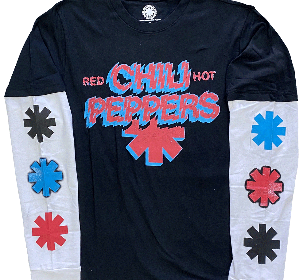 RED HOT CHILI PEPPERS åɥۥåɥڥåѡ SHOCK LOGO󥰥꡼֡ĹµĹµTġХT
