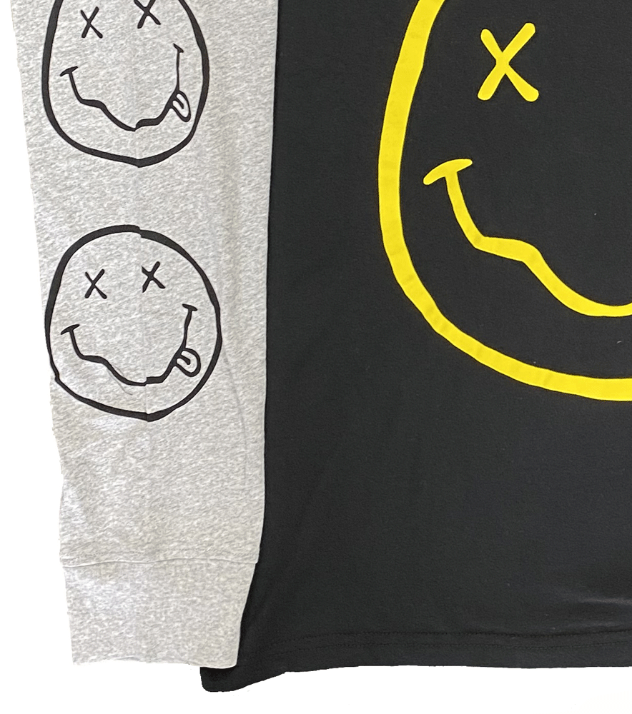 ˥ʡNIRVANAHAPPY FACE LAYERED LONG SLEEVEĹµ󥰥꡼֡TġåT