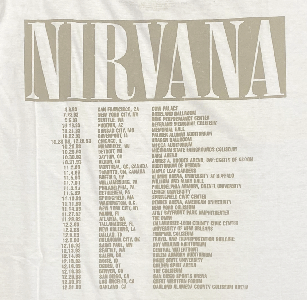 ˥ʡNIRVANAIN UTERO TOURUKǡTġåT