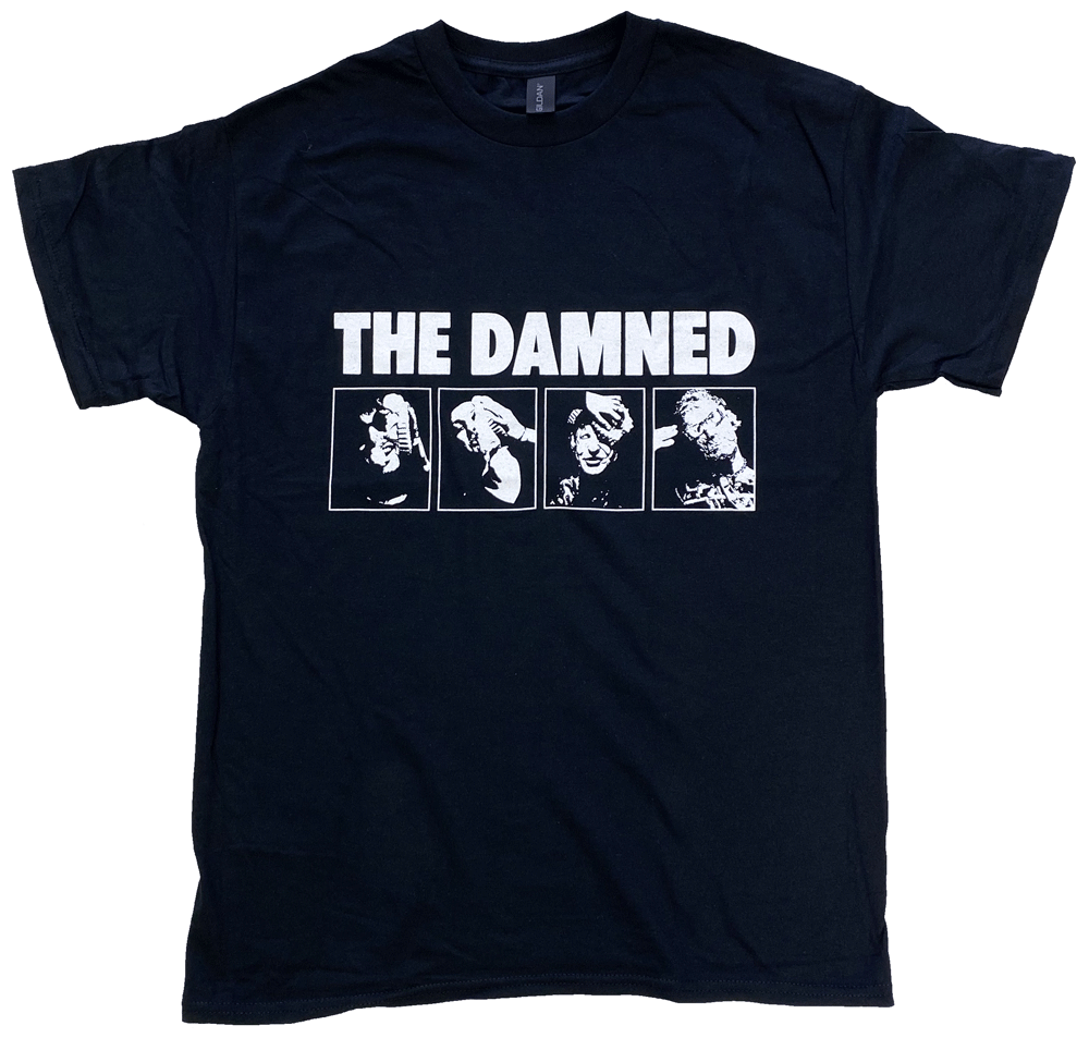 ダムド・DAMNED・HEADSHOTS・UK版・Tシャツ・ロックTシャツ