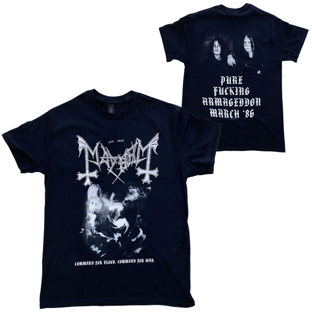 メイヘム・MAYHEM・COMMAND FOR BLOOD・Tシャツ・バンドTシャツ
