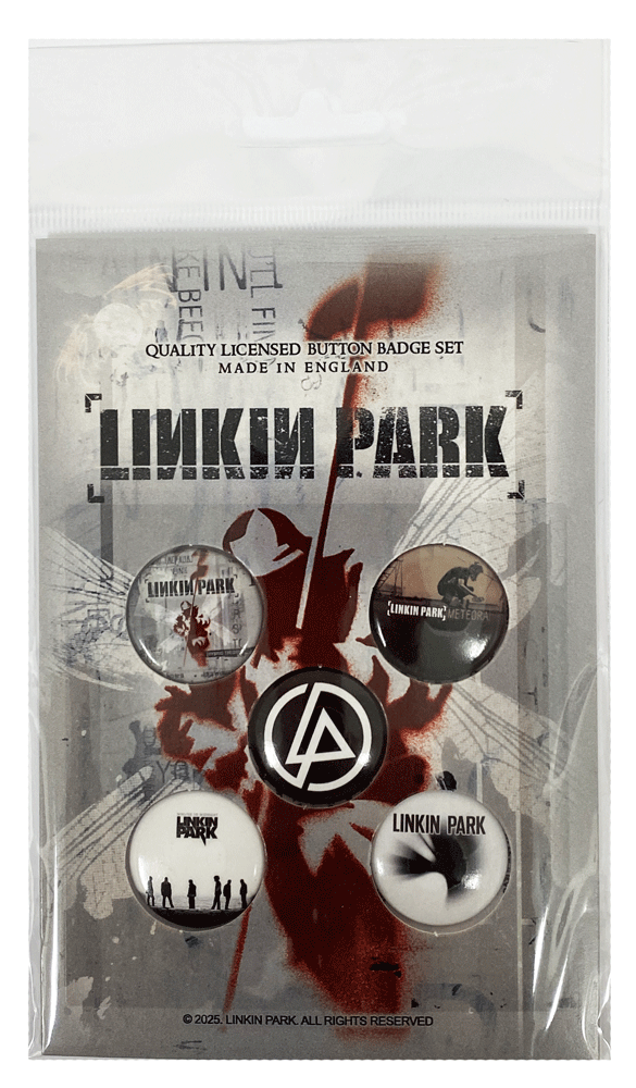 リンキンパーク・LINKIN PARK・HYBRID THEORY・BUTTON BADGE SET・バッジ・缶バッジセット(5個入り)