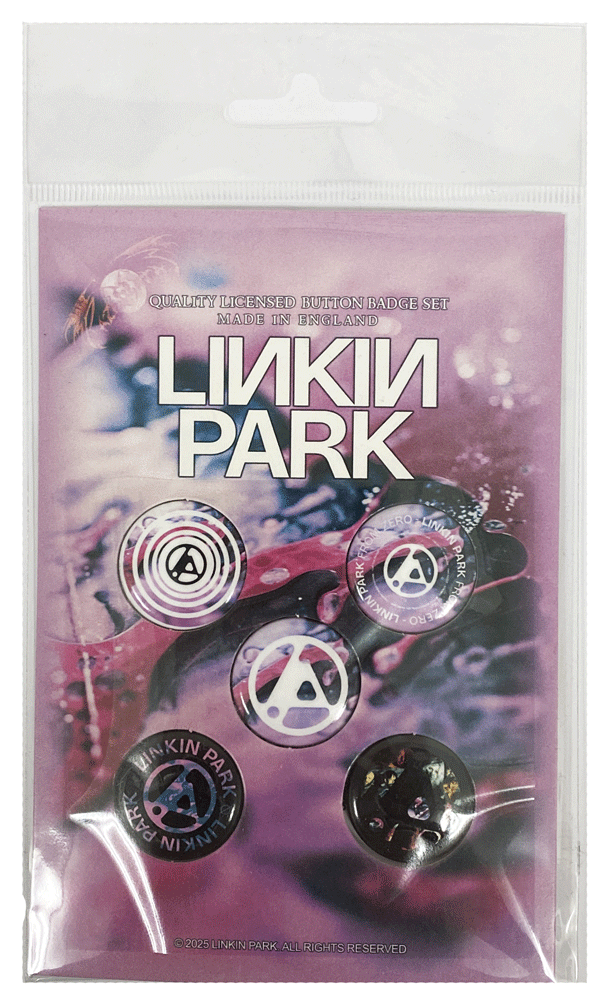 リンキンパーク・LINKIN PARK・FROM ZERO・BUTTON BADGE SET・バッジ・缶バッジセット(5個入り)