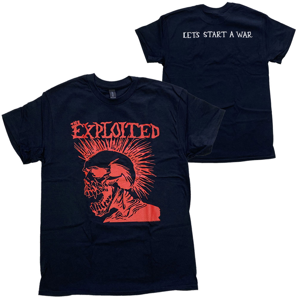 エクスプロイテッド・EXPLOITED・LET'S START A WAR・Tシャツ・オフィシャルTシャツ