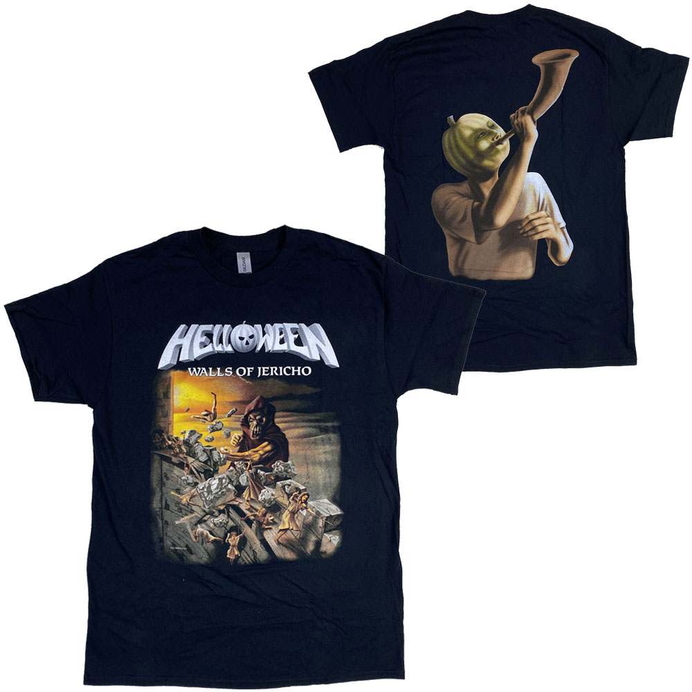 ハロウィン・HELLOWEEN・WALLS OF JERICHO・USA版・Tシャツ・ メタルTシャツ