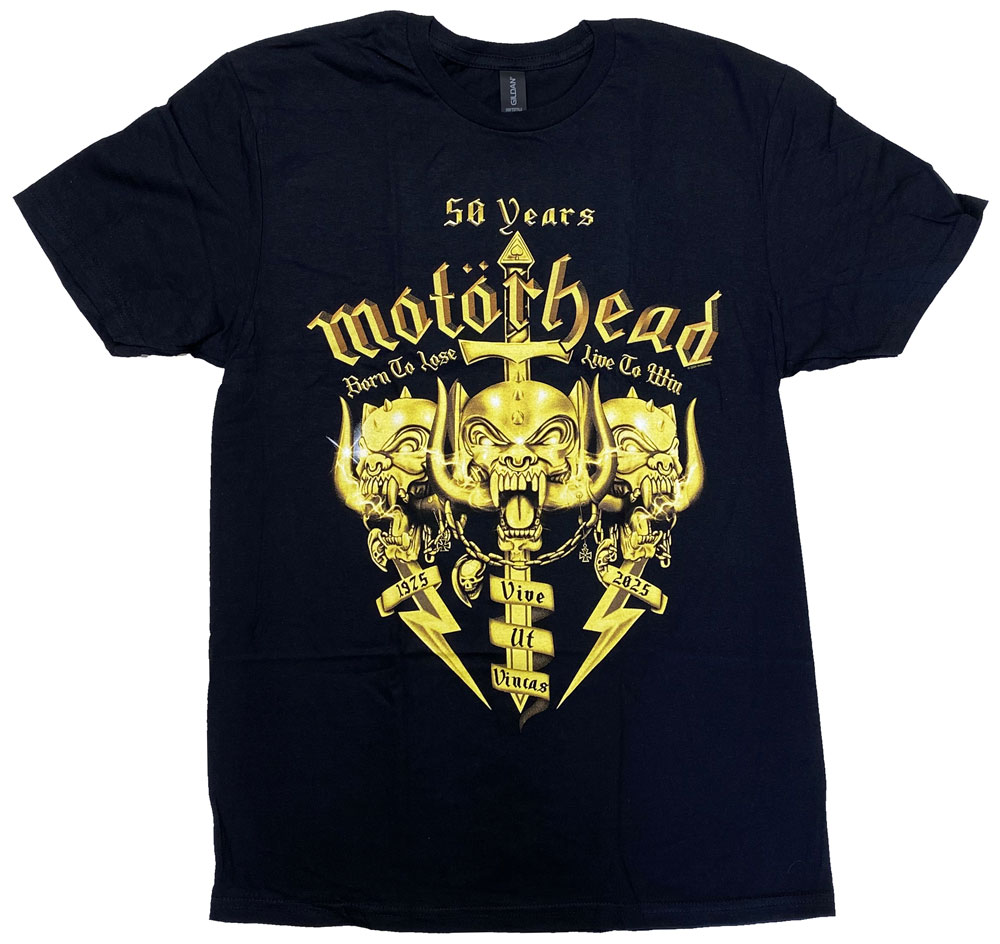 モーターヘッド・MOTORHEAD・50 YEARS SWORDS & WARPIG・Tシャツ・ロックTシャツ