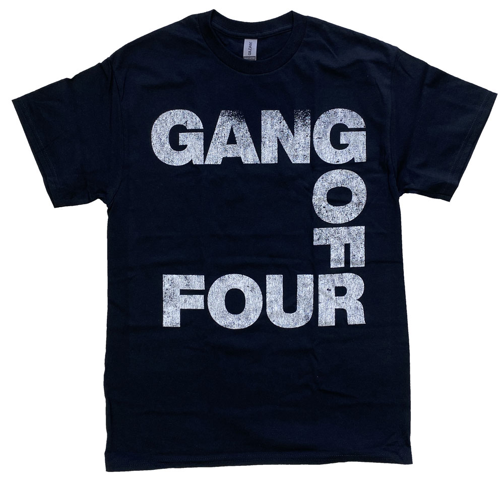 GANG OF FOUR・ギャング オブ フォー・LOGO・UK版・Tシャツ・ロックTシャツ