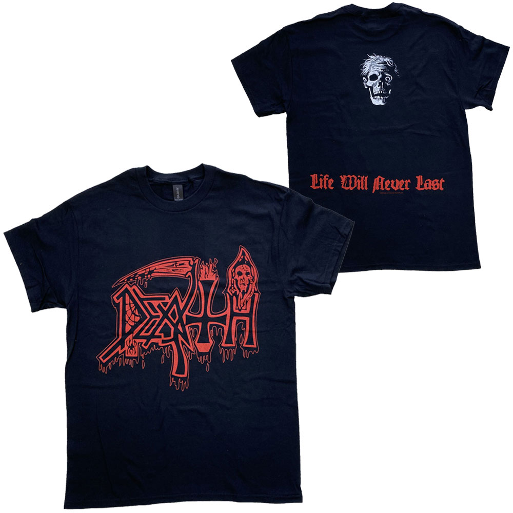 デス・DEATH・LIFE WILL NEVER LAST・U.K.版・Tシャツ・ ロックバンドTシャツ
