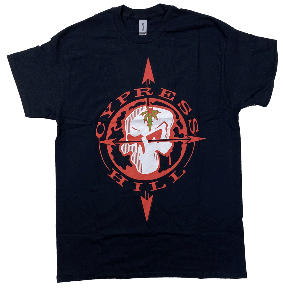 CYPRESS HILL・サイプレス ヒル・SKULL COMPASS・Tシャツ・ロックTシャツ